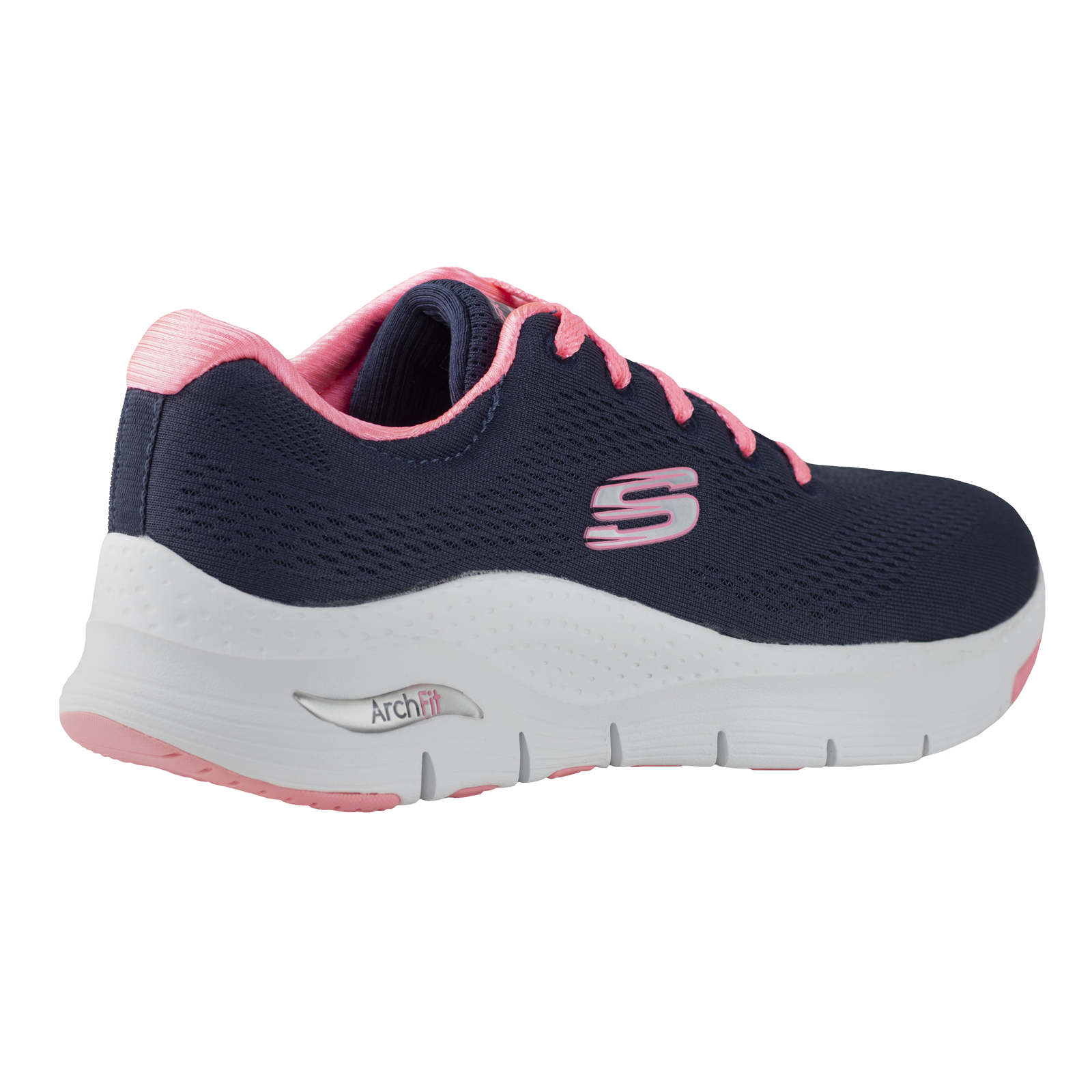 Tenis Mujer Skechers Arch- Fit Casuales 149057 Marino Coral