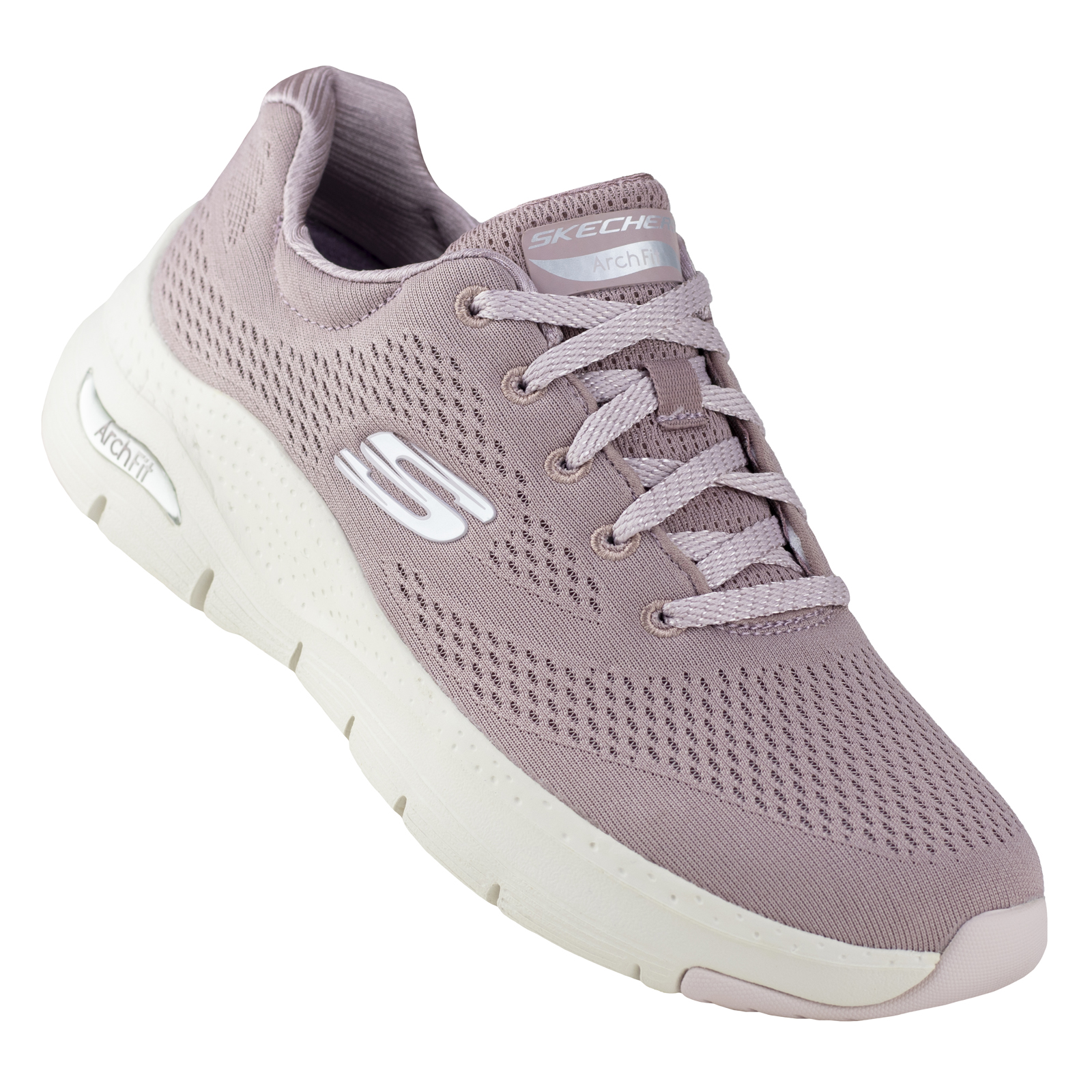 Tenis Para Mujeres Skechers Arch-fit 149057 Mauve Air Cooled