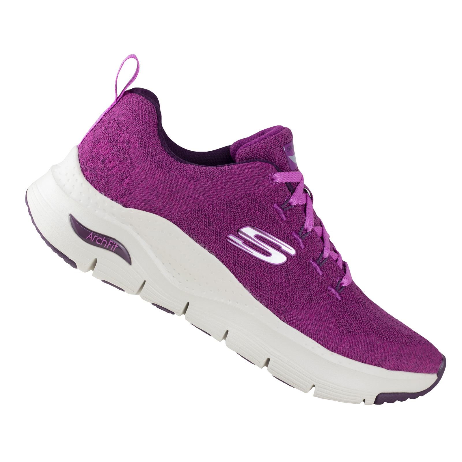 Tenis Running Skechers Mujer Arch-fit 149414 Frambuesa Sport