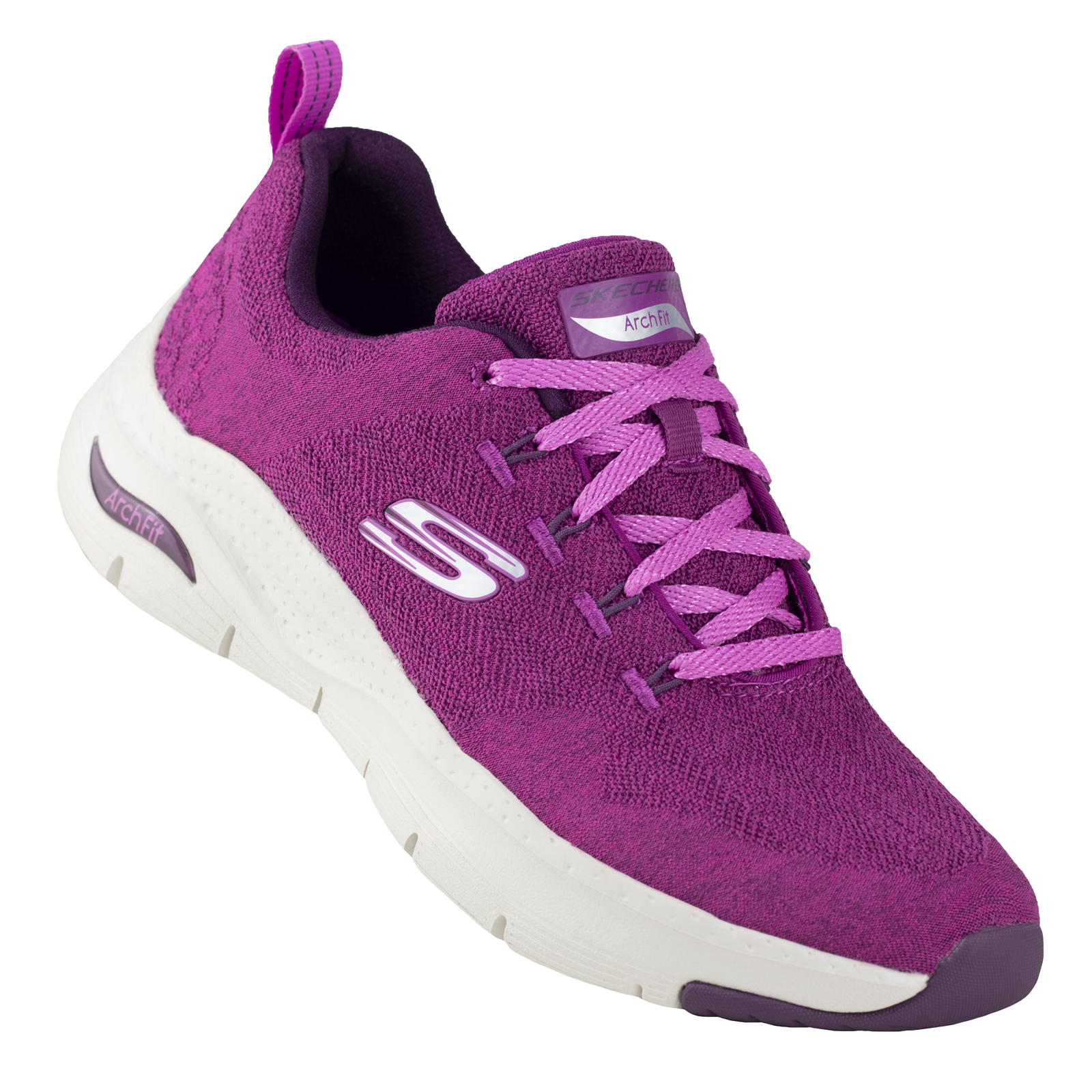 Tenis Running Skechers Mujer Arch-fit 149414 Frambuesa Sport