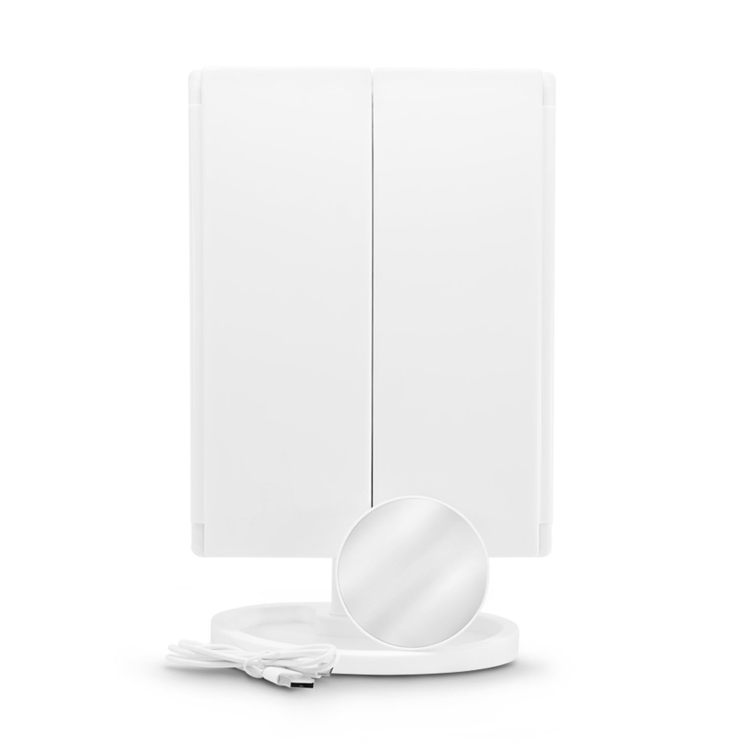 Espejo con luces led para maquillaje con aumentos