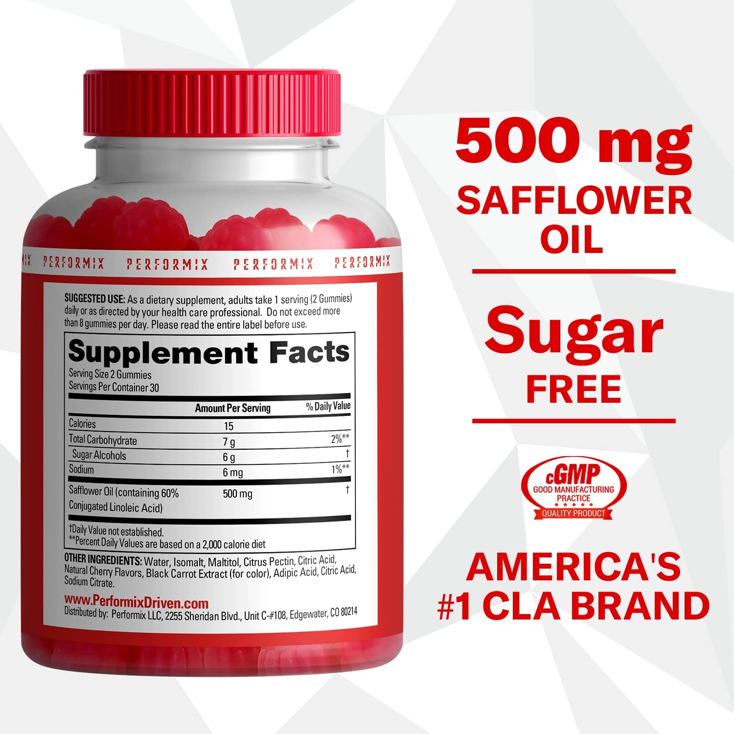 PERFORMIX AbCuts CLA Gummies - 60