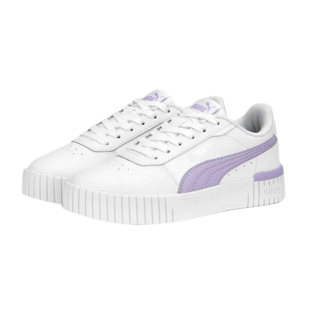 TENIS PUMA CARINA 2.0 BLANCO/LILA-MUJER 386185 06