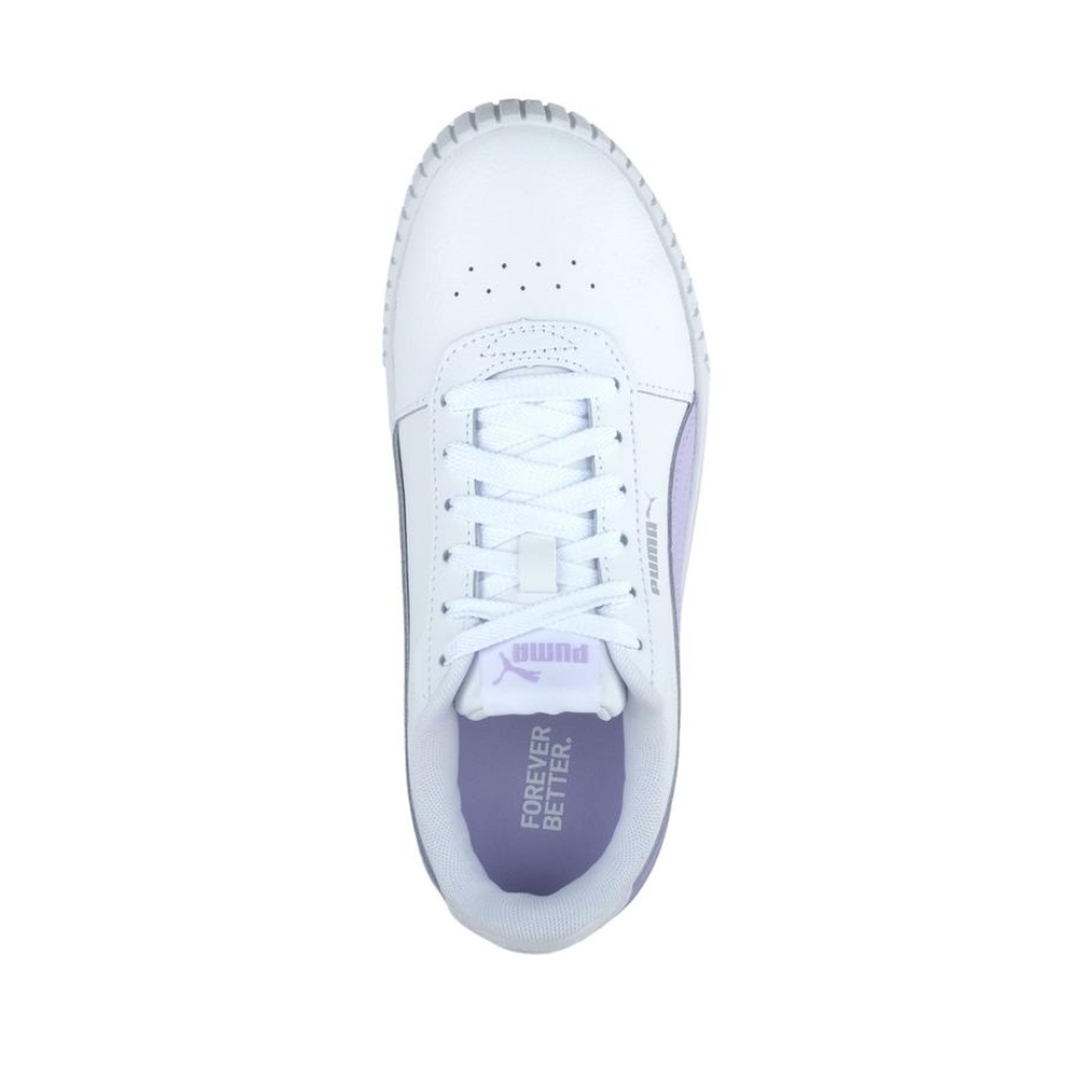 TENIS PUMA CARINA 2.0 BLANCO/LILA-MUJER 386185 06