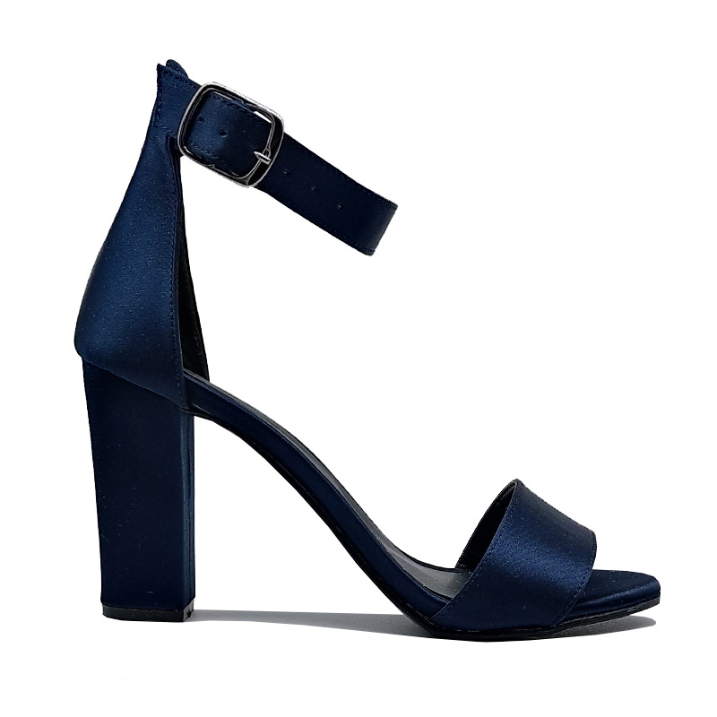 Tacones EVAG 1020 Azul Marino Mujer Fiesta Formales Moda Primavera Verano Zapatillas