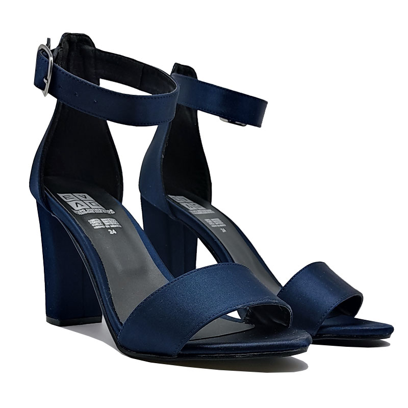 Tacones EVAG 1020 Azul Marino Mujer Fiesta Formales Moda Primavera Verano Zapatillas