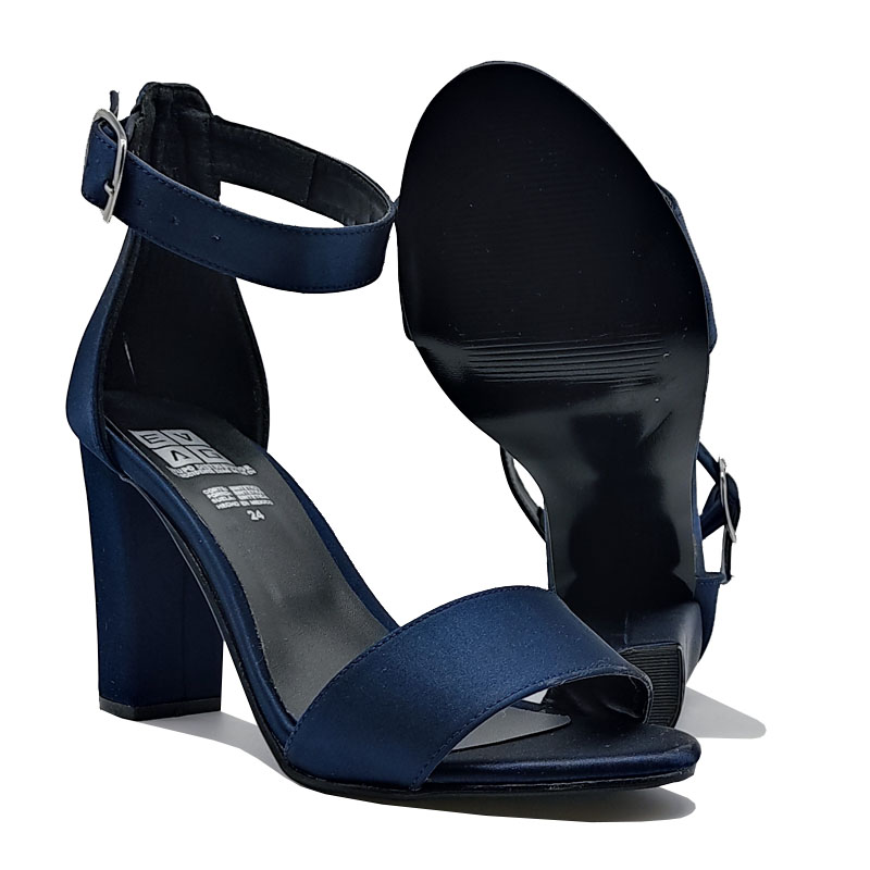 Tacones EVAG 1020 Azul Marino Mujer Fiesta Formales Moda Primavera Verano Zapatillas