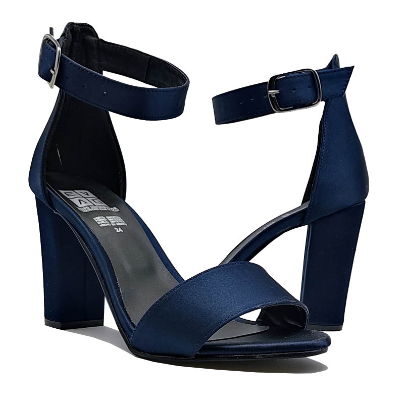 Tacones EVAG 1020 Azul Marino Mujer Fiesta Formales Moda Primavera Verano Zapatillas