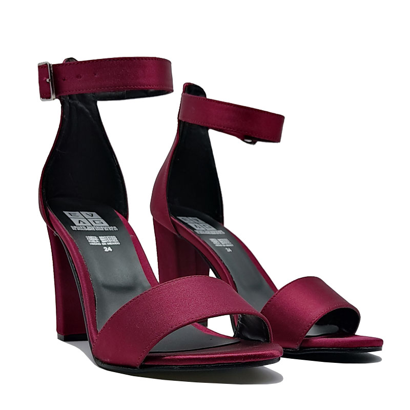 Tacones EVAG 1020 Vino Mujer Fiesta Formales Moda Primavera Verano Zapatillas