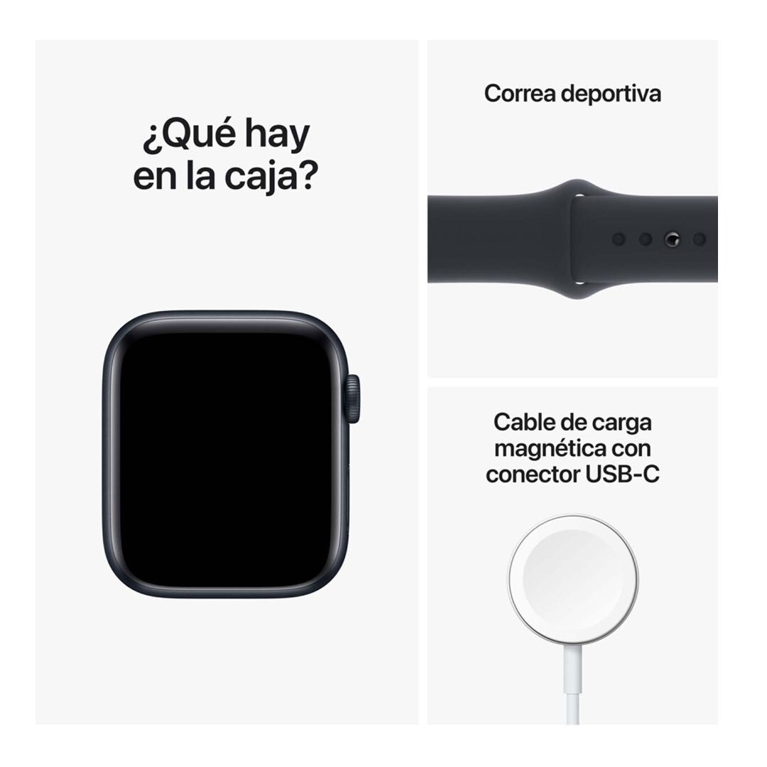 Apple Watch SE 2th Generación 44mm Midnight (GPS) (A2723)(Reacondicionado grado A)