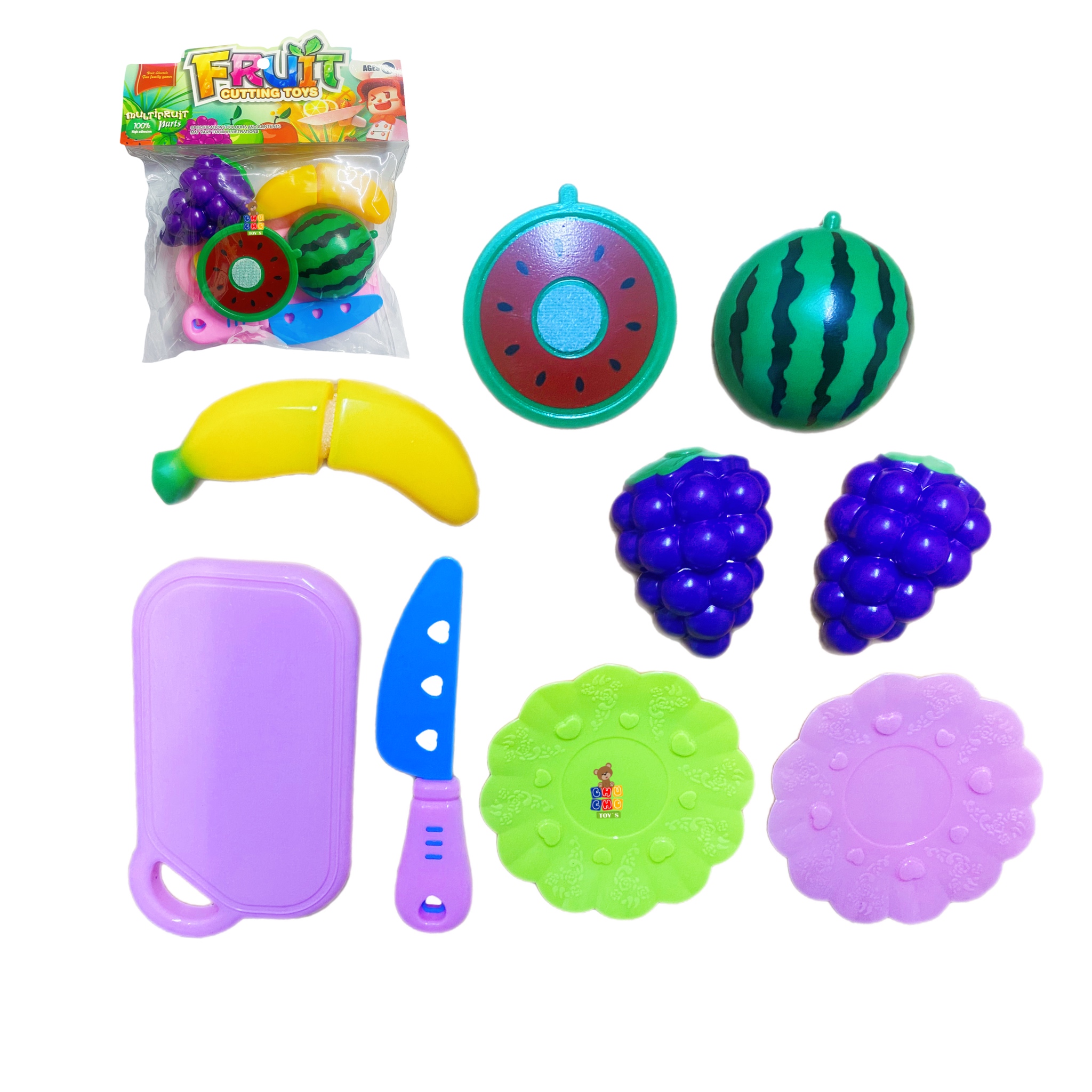 Niño Juguete De Cocina 7 Corta Frutas Verduras Juego