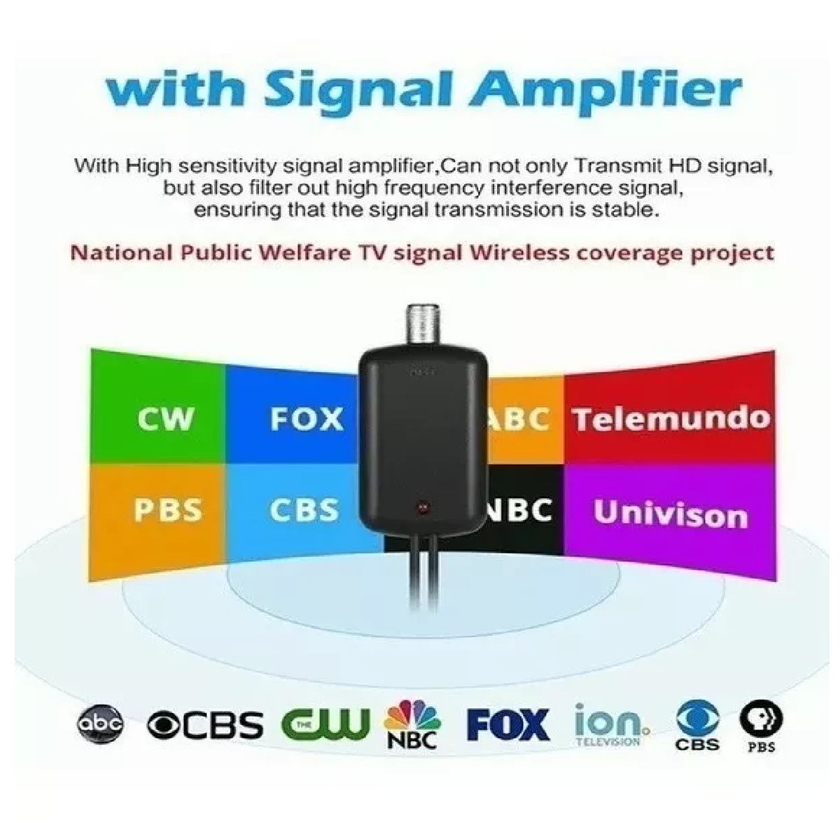 Antena De Tv Digital Hd Para Interiores Antena Hdtv 4k 1080p