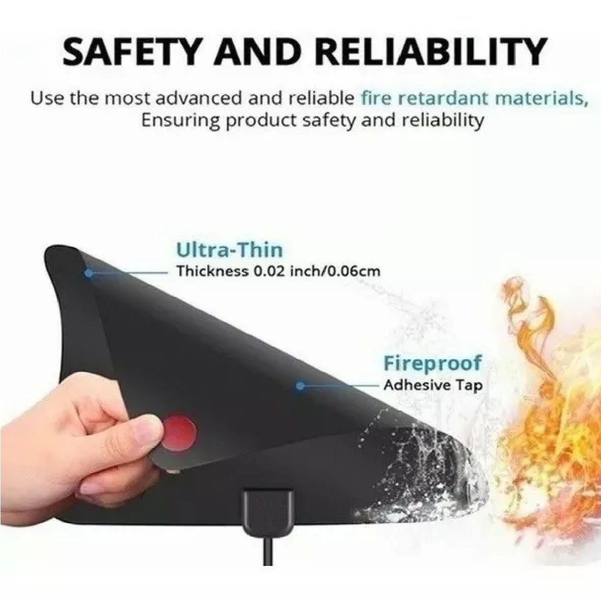 Antena De Tv Digital Hd Para Interiores Antena Hdtv 4k 1080p