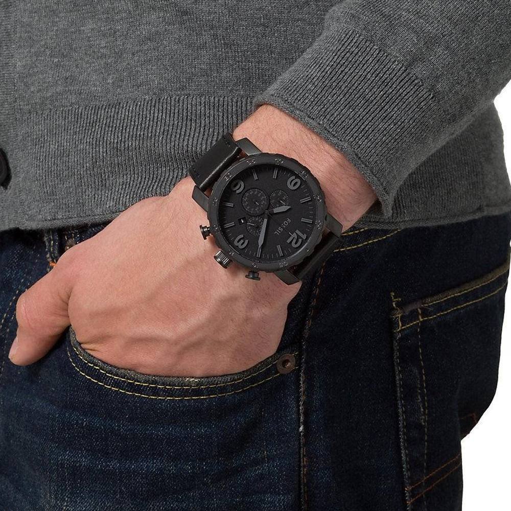 Reloj Fossil JR1354 Negro de Piel