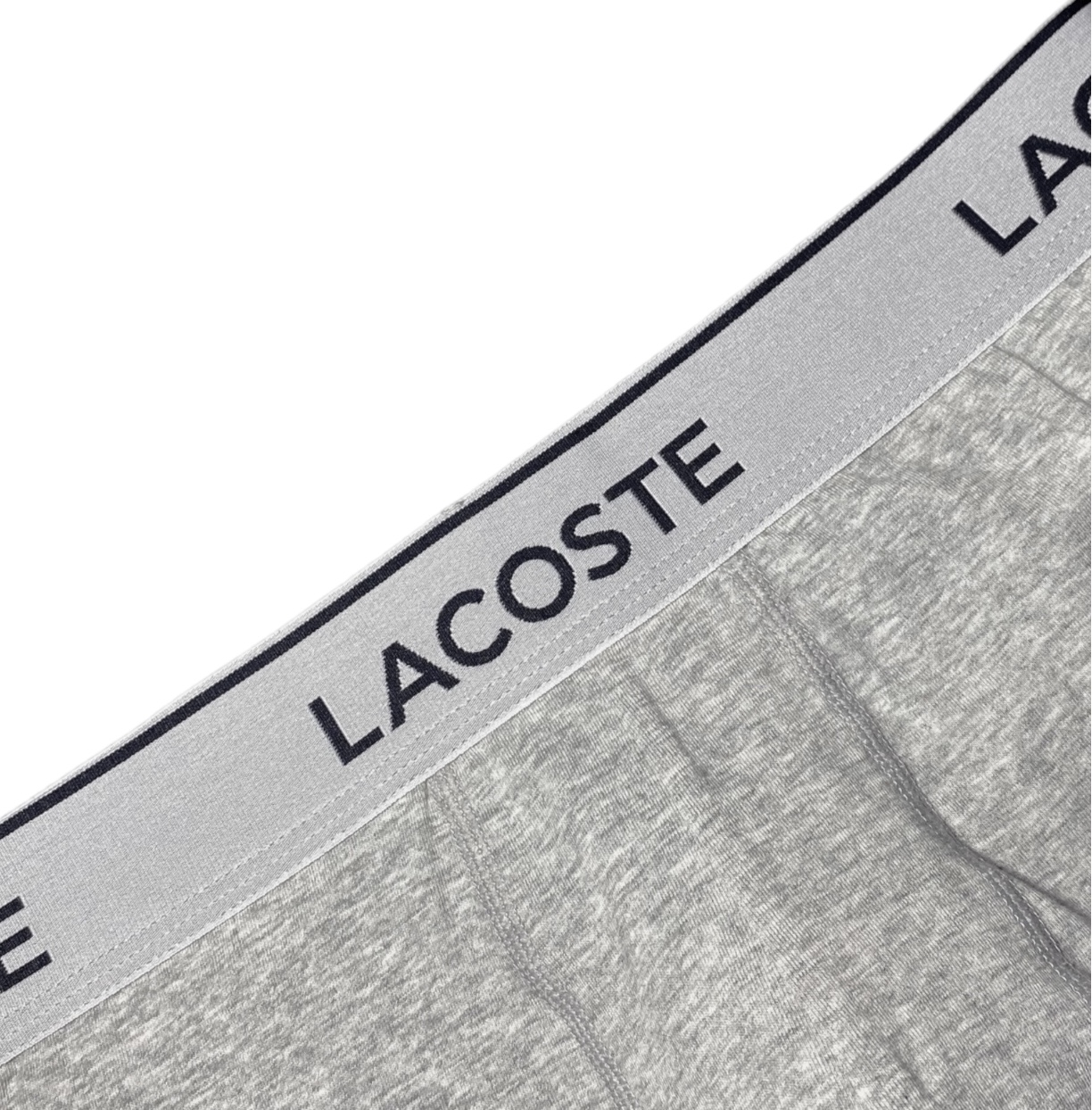 3pack Boxer Brief Lacoste Color Gris - 100% Original Y Nuevo