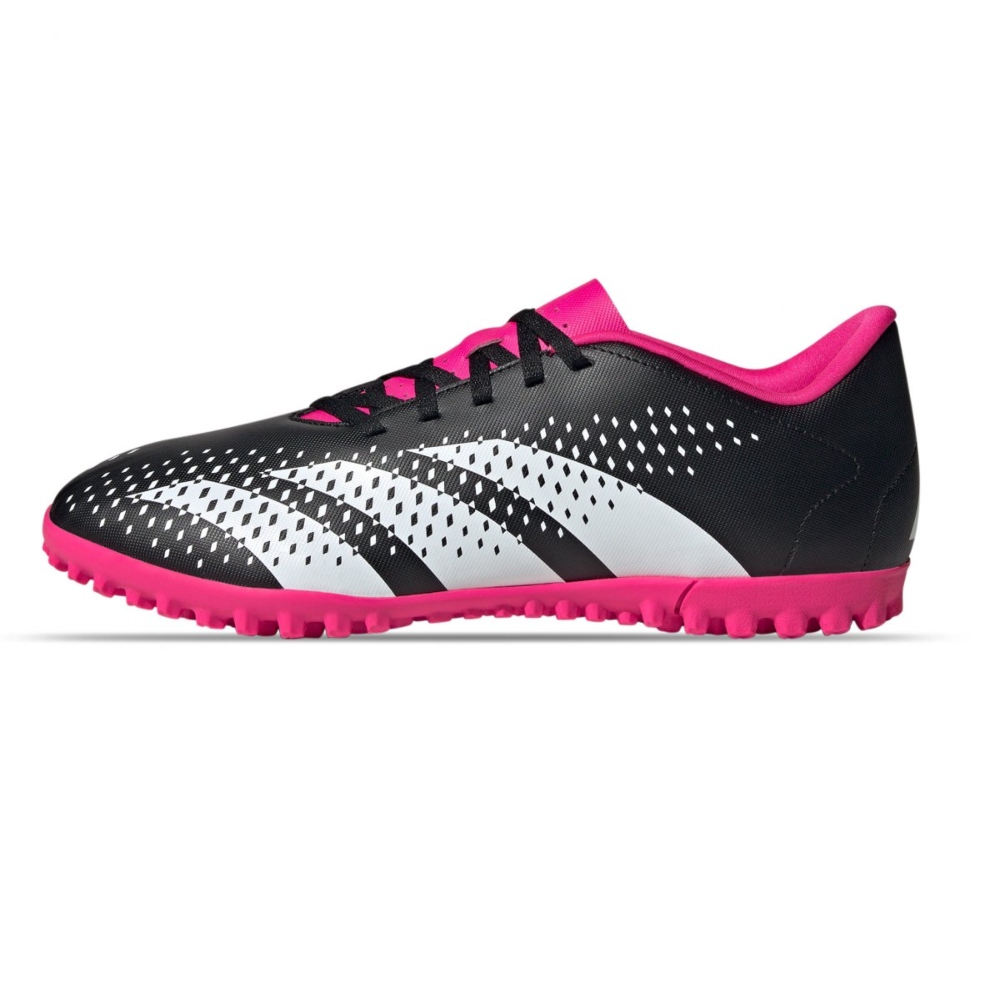 TENIS PARA FUTBOL RAPIDO ADIDAS PREDATOR ACCURACY.4 FT NEGRO/ROSA DE HOMBRE GW4647