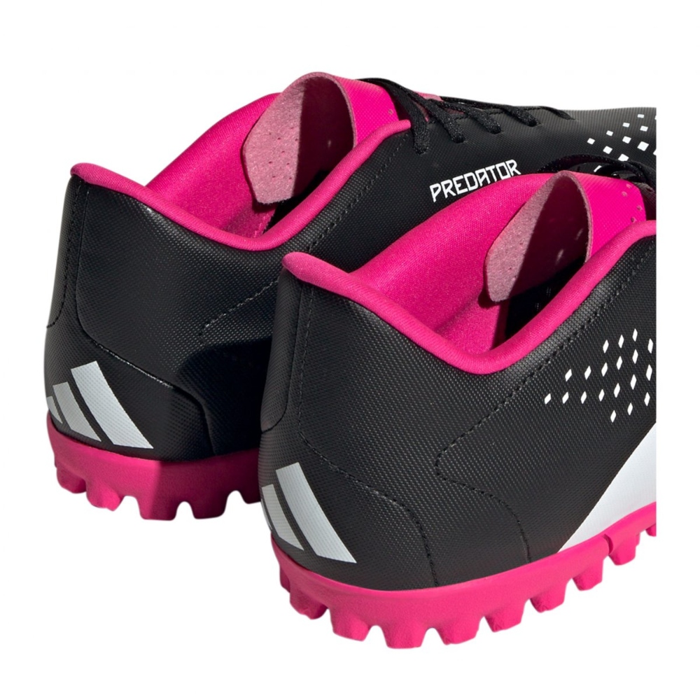 TENIS PARA FUTBOL RAPIDO ADIDAS PREDATOR ACCURACY.4 FT NEGRO/ROSA DE HOMBRE GW4647