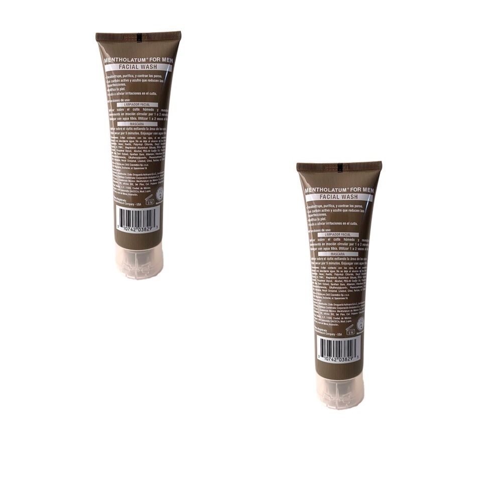 Mentholatum For Men Duo pack Limpiador Facial 100g