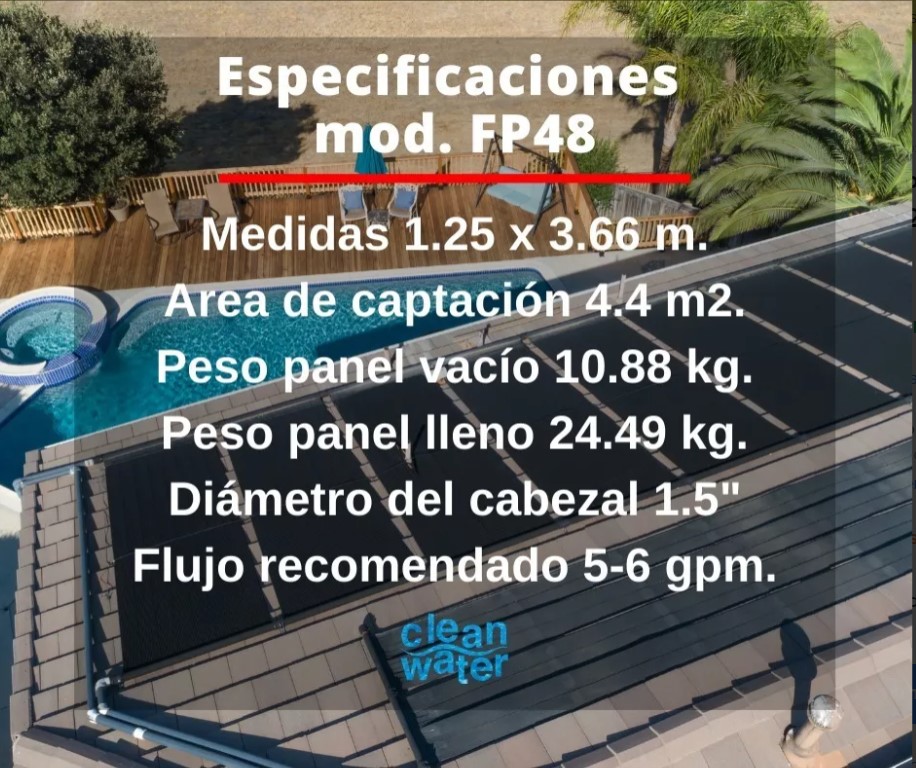 Calentador Solar Para Alberca Ben Tech 4x12' (4.4 M2)