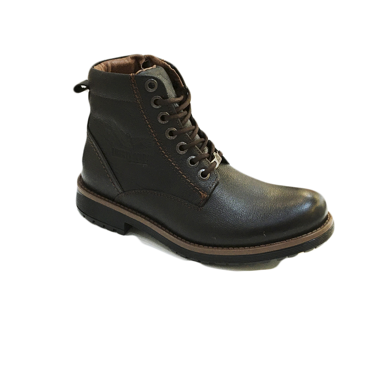 Botas De Piel Hombre Liberty Soul Café Ligeras Cómodas