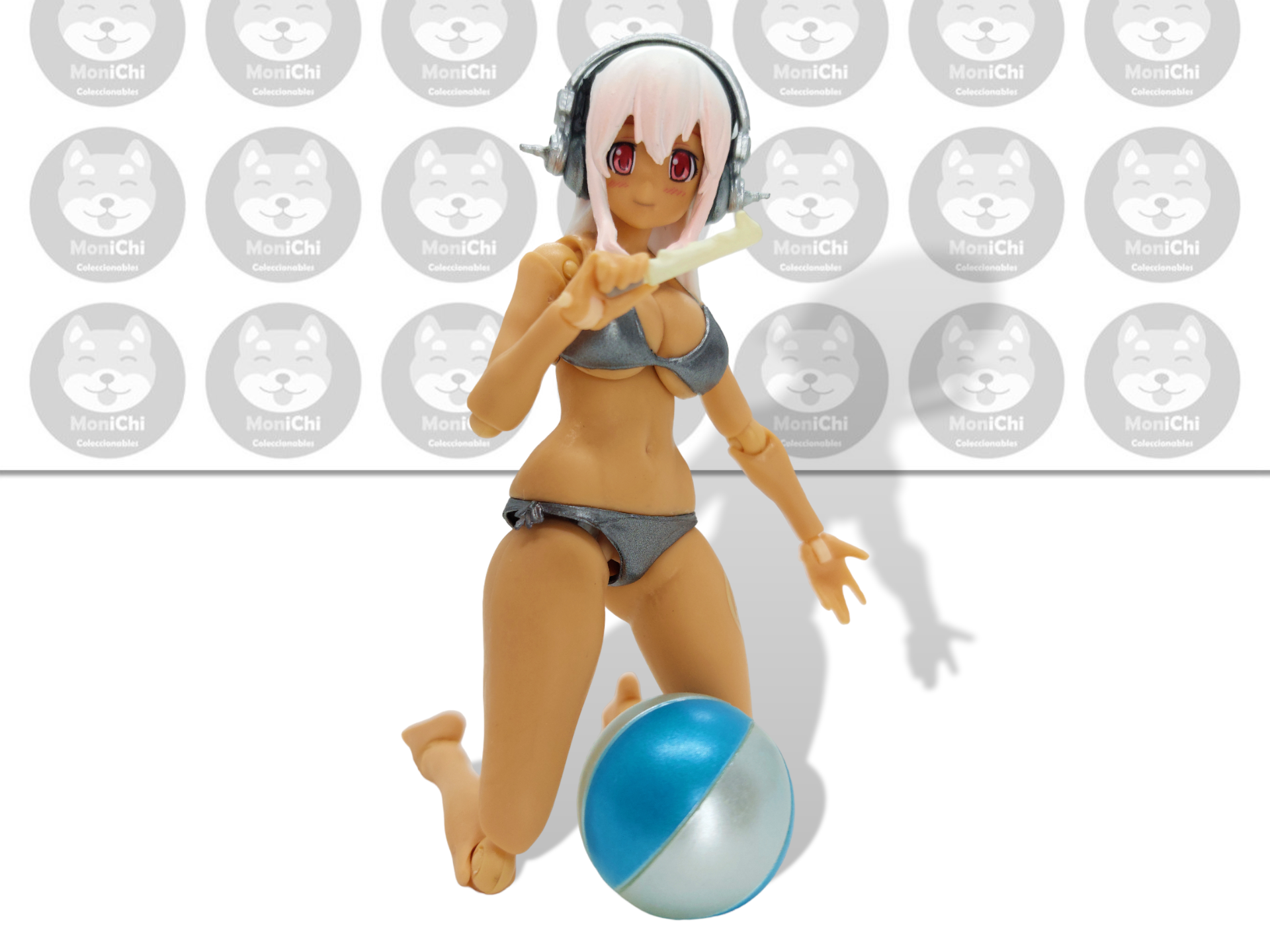 Super Sonico Suntanned Ex 023 Figma Nendoroid Figura Anime