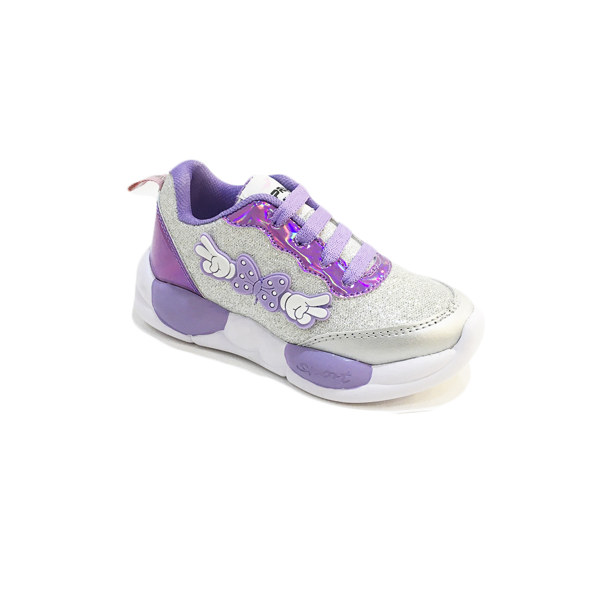 Tenis De Niña Caprice Ligeros Cómodos Morado 15-17