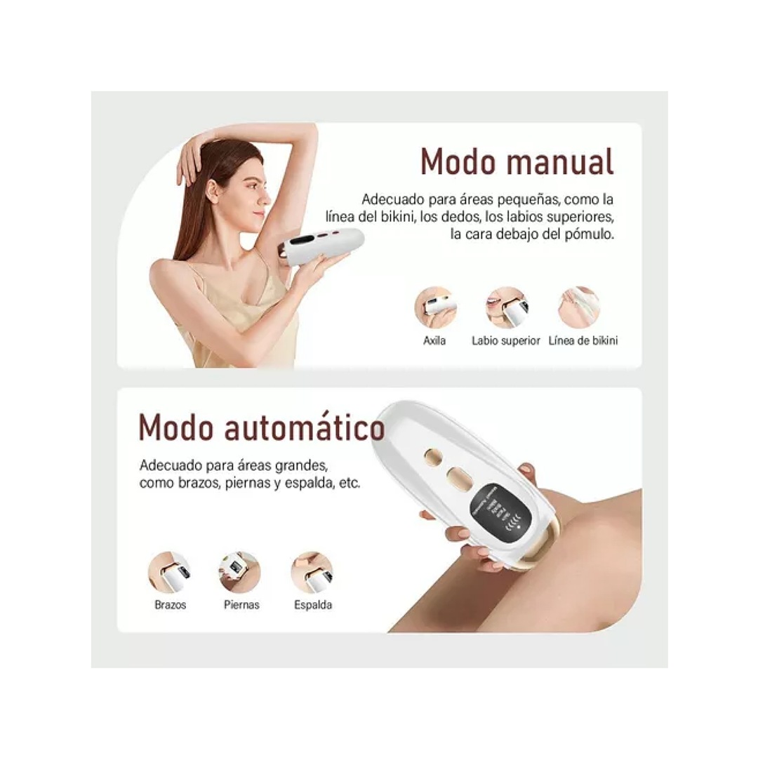 Depiladora Láser Ipl Pulsada Permanente Para Cuerpo Y Cara