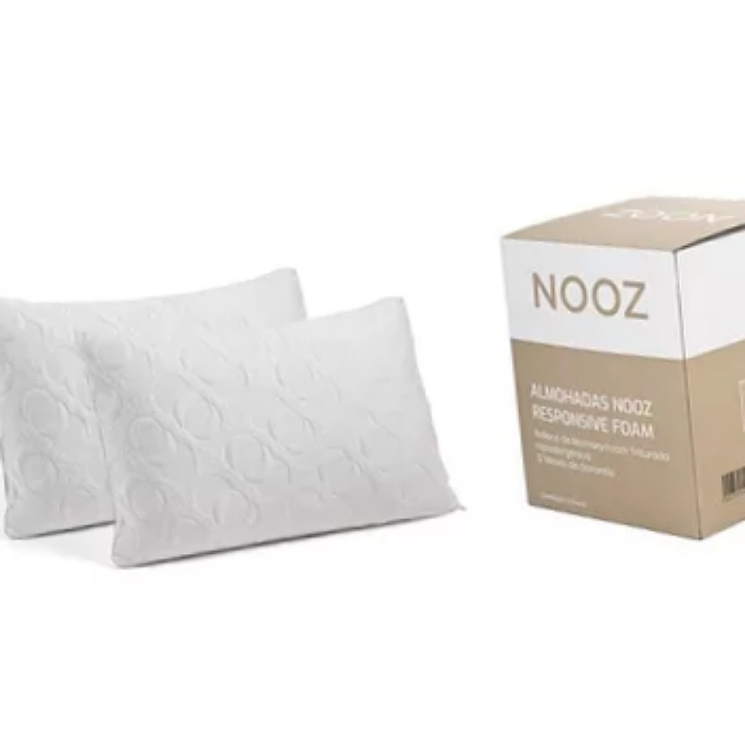 Almohadas Nooz Memory Foam, 2 Pack Estándar