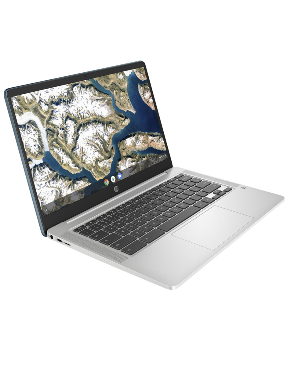  HP Chromebook 14a-na0072tg 14" TS Intel Pentium Silver N5030 Intel UHD Graphics 605 4 GB RAM 64 GB eMMC Chrome OS Cámara web Verde azulado