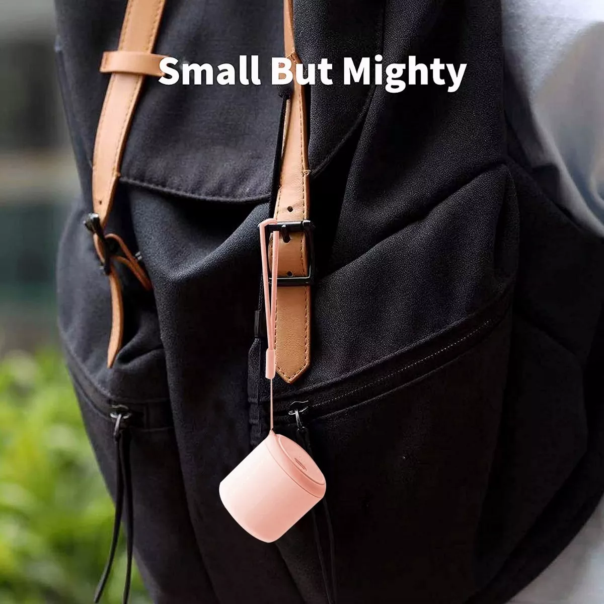 Mini  Bocina Portátil Con Bluetooth Tws Audio Rosa