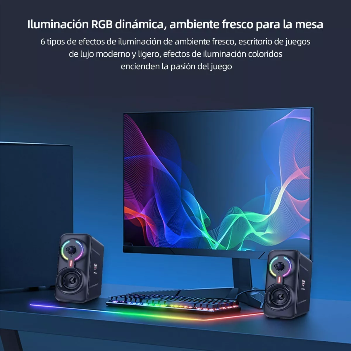 Bocina Para Pc Gamer Altavoces Pc L6 Con Bluetooth Portátil