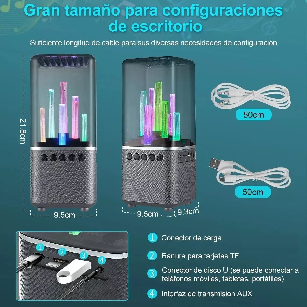 Bocinas Pc Inalambricas Bluetooth 5.1 Subwoofer Altavoces