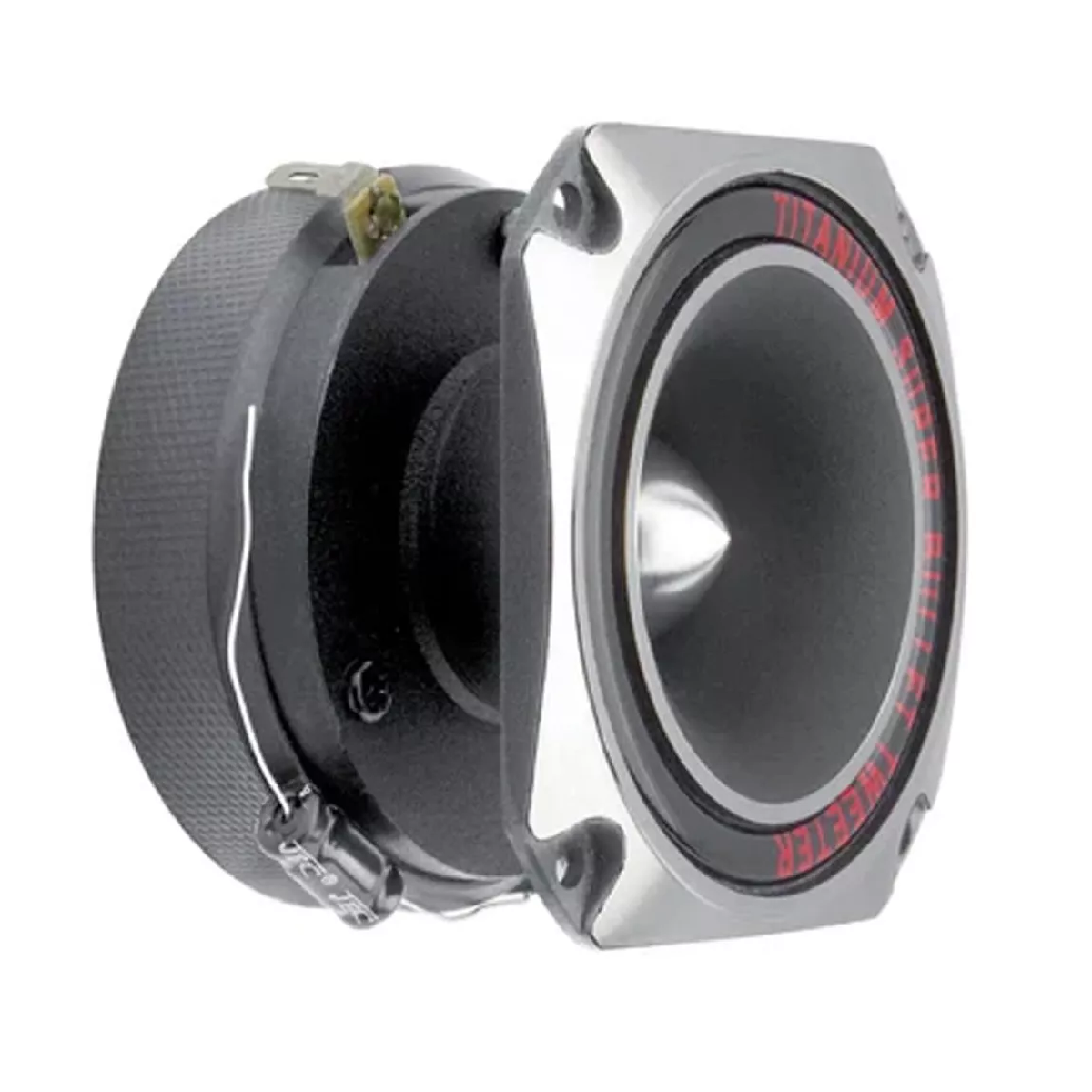 Tweter De Bala 1000w Con Capacitador Cromado Ksr Tw-4700d
