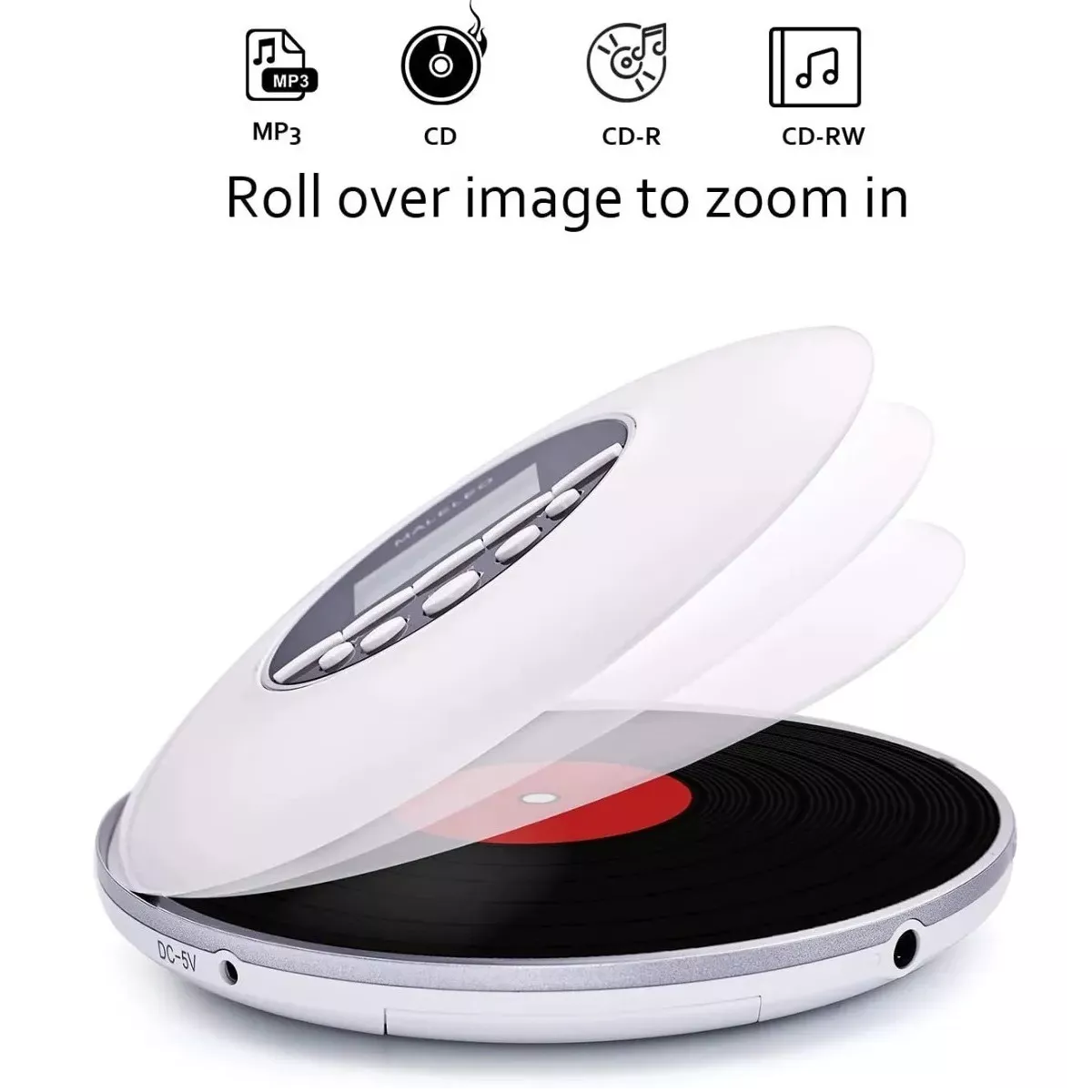 Reproductor De Cd Walkman Portátil Con Audífonos