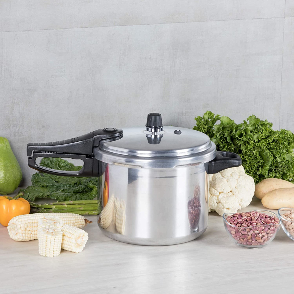 Olla express presión EKCO Clásica 7 Lts 5 sistemas de seguridad