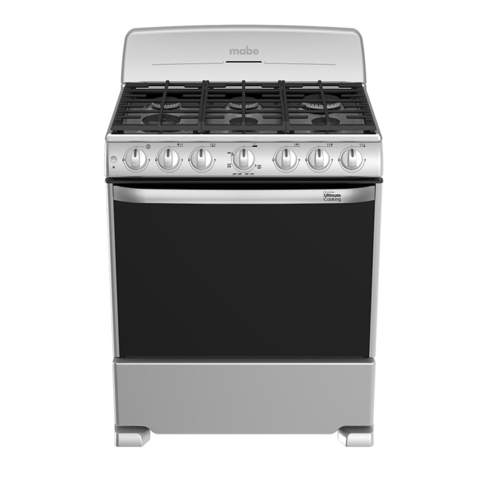 Estufa Piso Plateada Mercury Fast Cook EM7654BFIS1 Mabe
