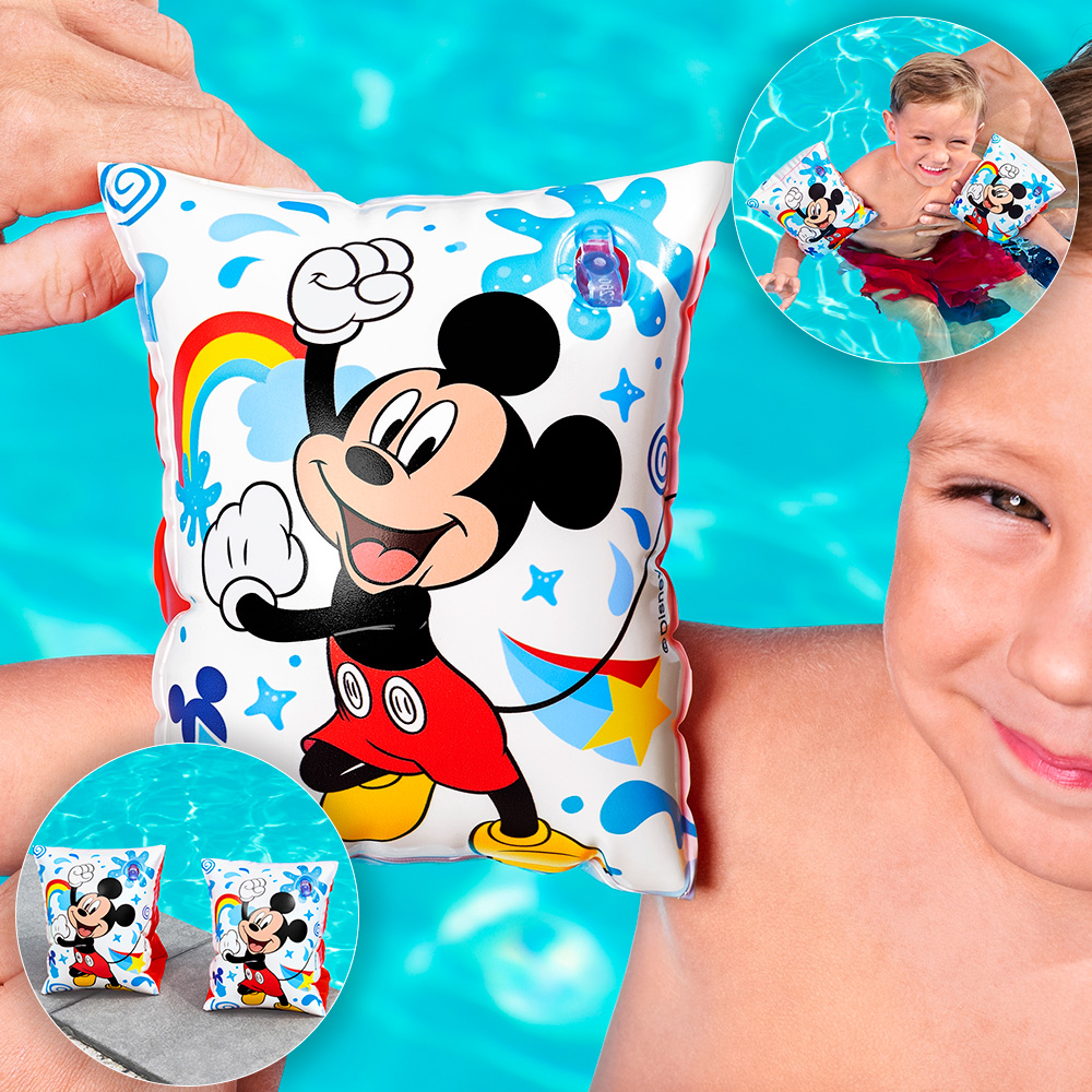 Flotadores Inflables Para Brazos para Niños Mickey Mouse
