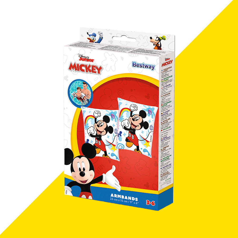 Flotadores Inflables Para Brazos para Niños Mickey Mouse