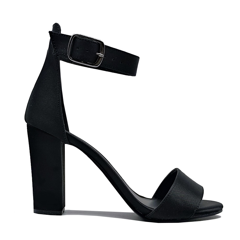 Tacones EVAG 1020 Negros Mujer Fiesta Formales Moda Primavera Verano Zapatillas