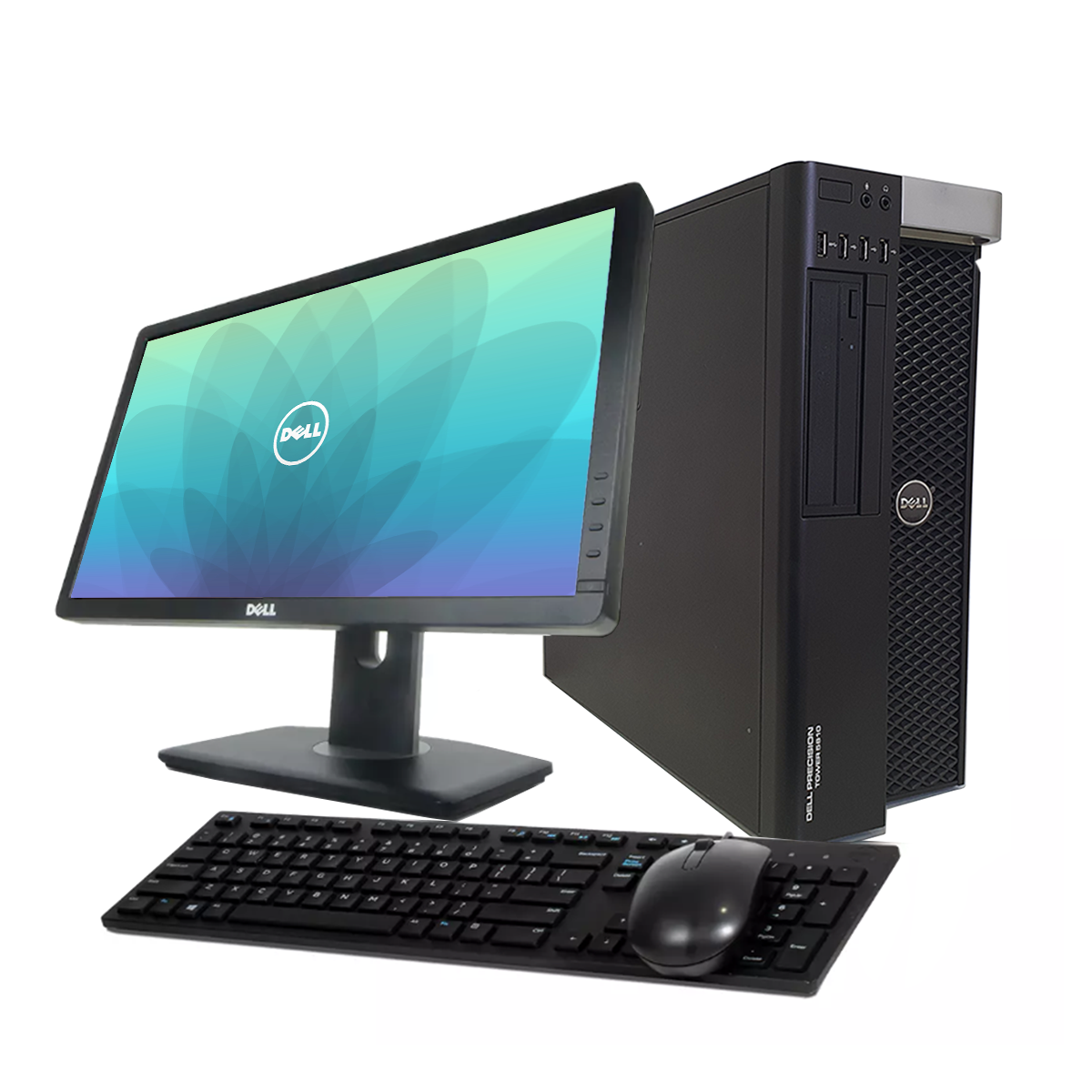 Ultra Potente Dell Precisión T5810 Tower Intel Xeon 64gb Ram Disco SSD Grafica de 8gb de Video Monitor 24" (Reacondicionado)