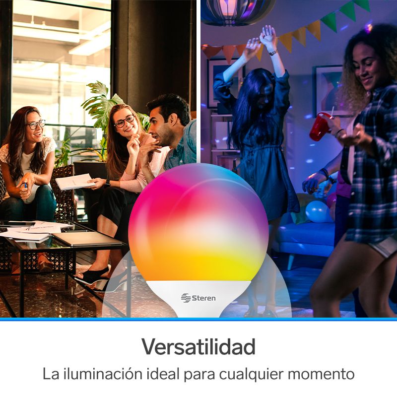 Foco Led Wi-fi Multicolor 15 W Alexa Google Assistant Steren