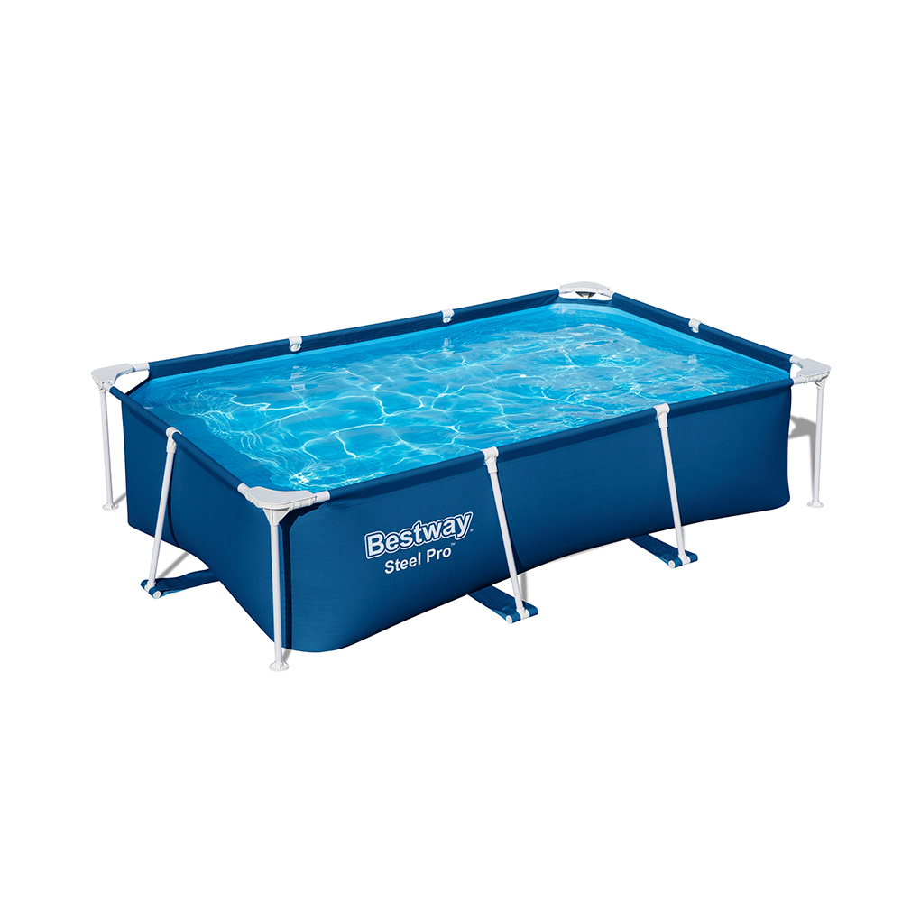 Alberca Grande Rectangular Estructural Bestway 259 Cm Azul 