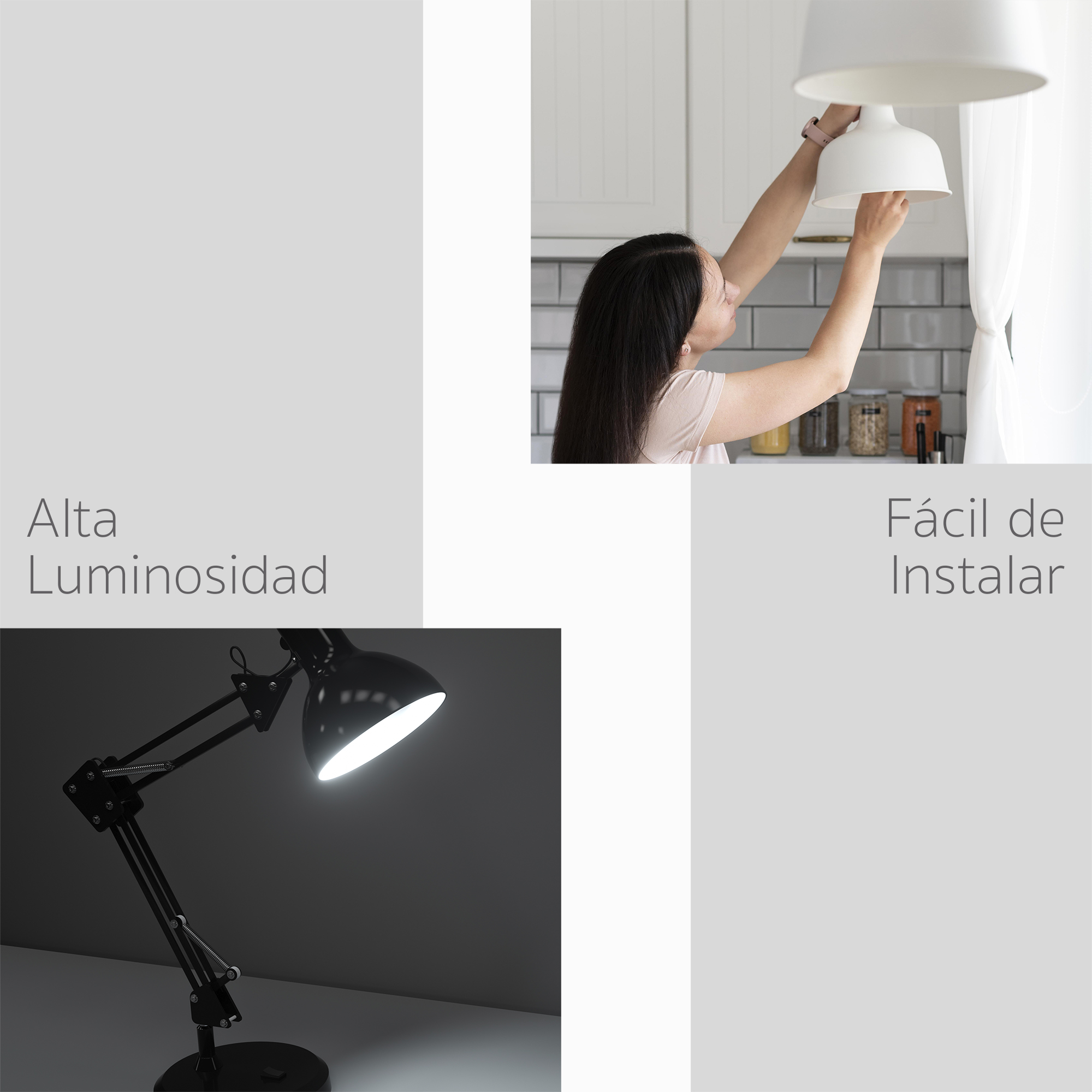  KIT 15 FOCOS LED LUZ BLANCA AHORRADOR BOMBILLA 10 W  F04W10-15