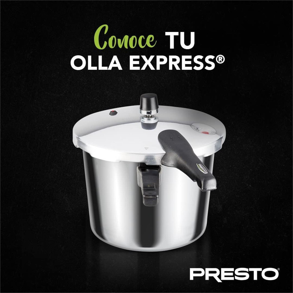 Olla Express Presión PRESTO 6 Lts Premier Aluminio