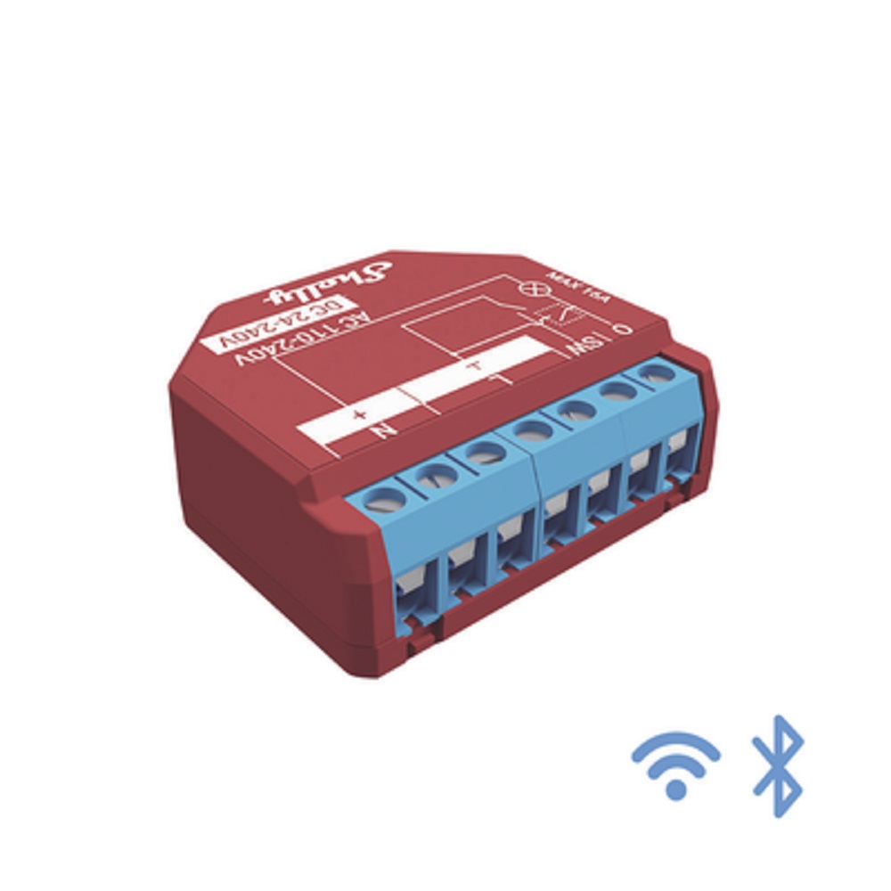 Relevador Inteligente Wifi Bluetooth Shelly PLUS 1PM