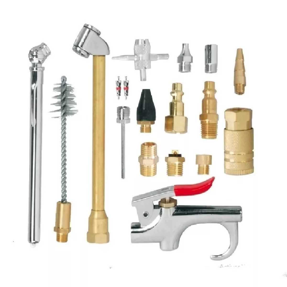 Accesorios Aire Neumatico Compresor Taller Juego 18 Pzs
