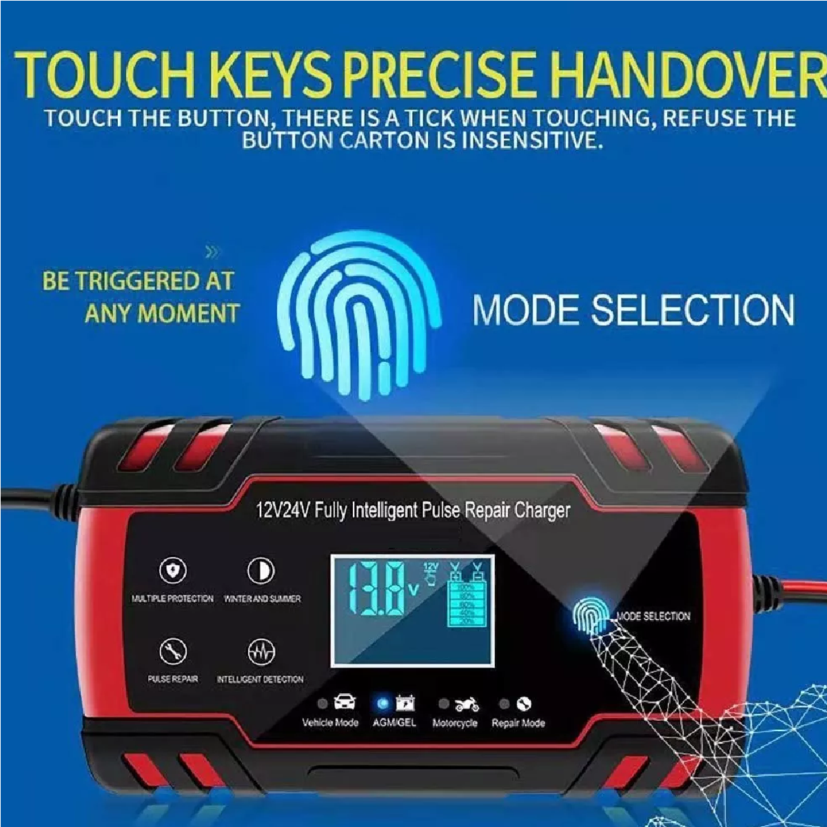  Mantenedor Cargador Inteligente Batería 12v 24v