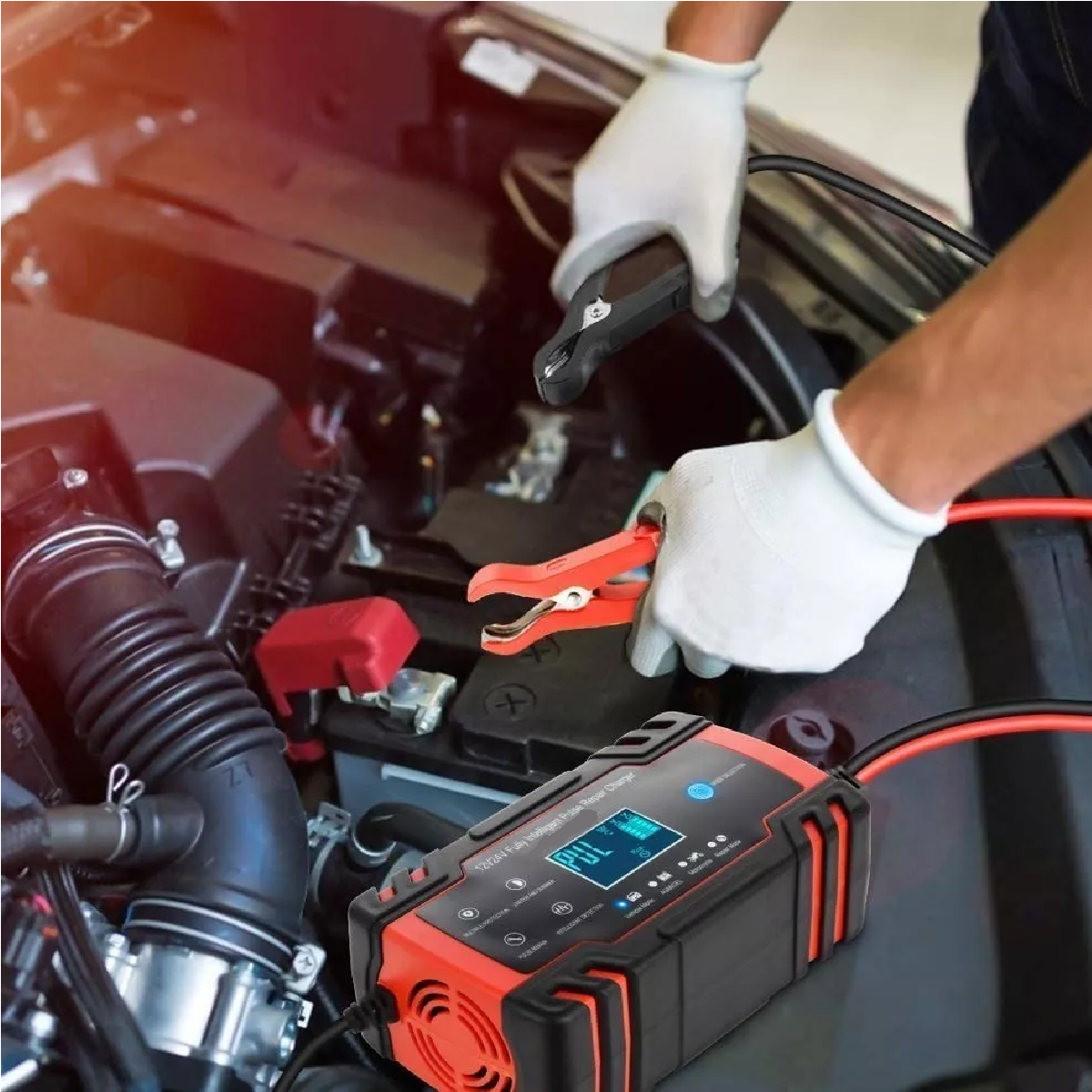  Mantenedor Cargador Inteligente Batería 12v 24v