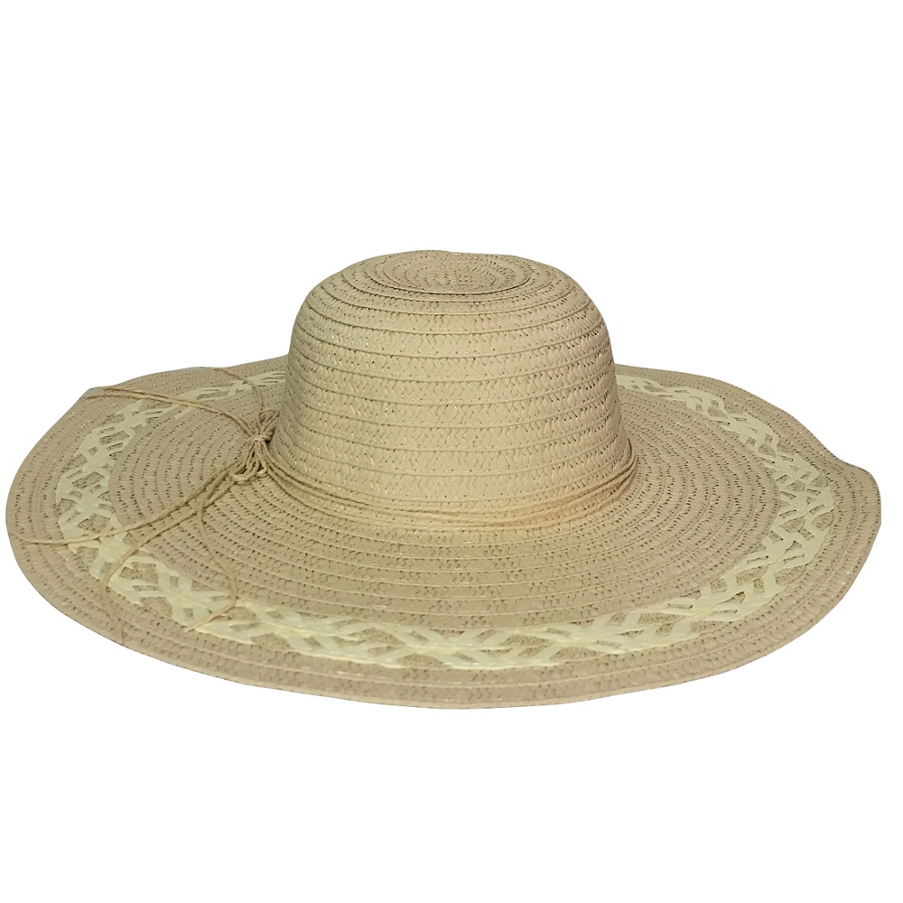 Sombrero De Paja Para Playa De Dama