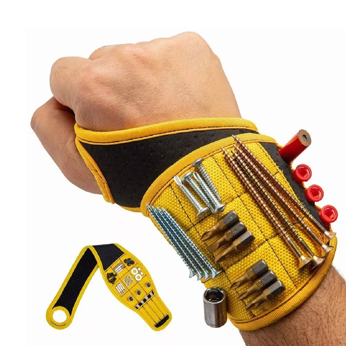Muñequera Magnética Con Velcro